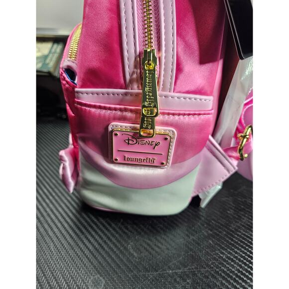 NWT Loungefly Disney Cinderella Pink Dress 75th Anniversary Backpack - Picture 7 of 9